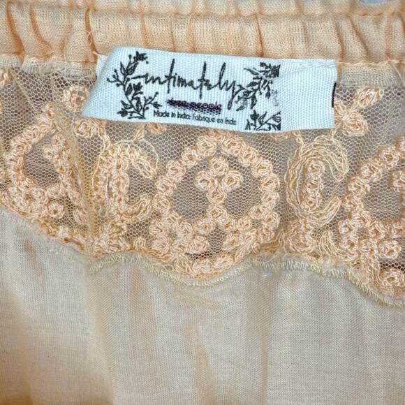 New Free People Intimately Morning Call Half Slip On Peach Skirt Size Small - Picture 6 of 8